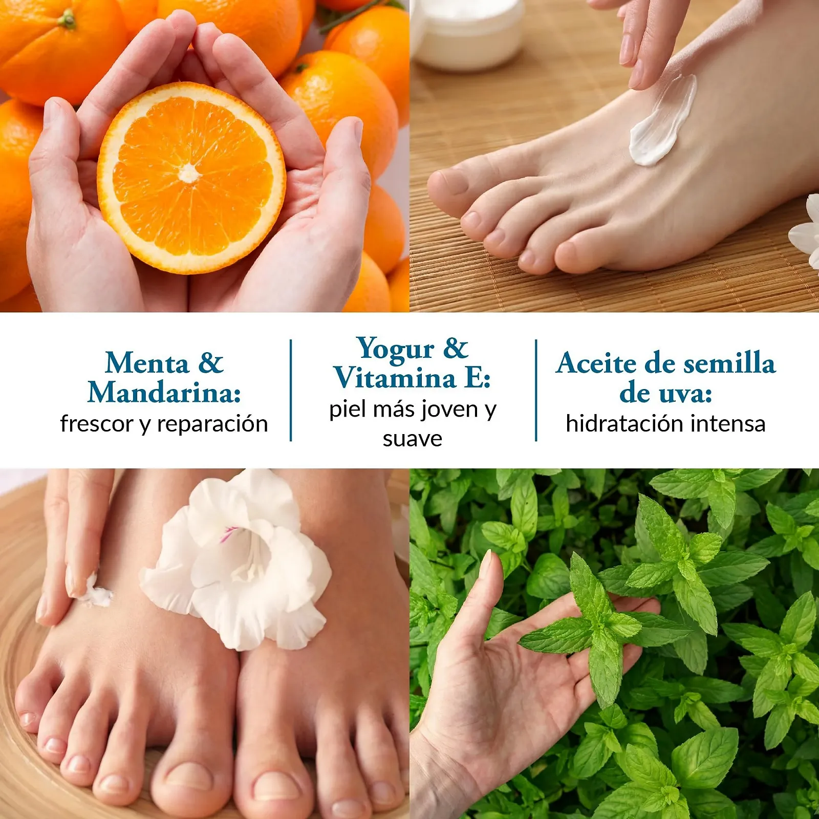 Лосьон для ног и стоп Kaeso Mandarin and Mint Yoghurt 250 мл, фото №6