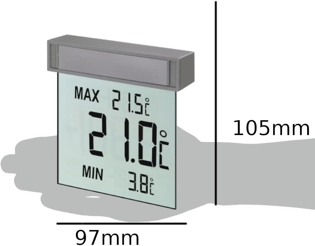 Цифровий віконний термометр TFA Dostmann Vision (301025), фото №3