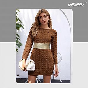 Пояс-кушак LEACOOLKEY Жіночий зі штучної шкіри, широкий, ретро synthetic.ua - Фото 1