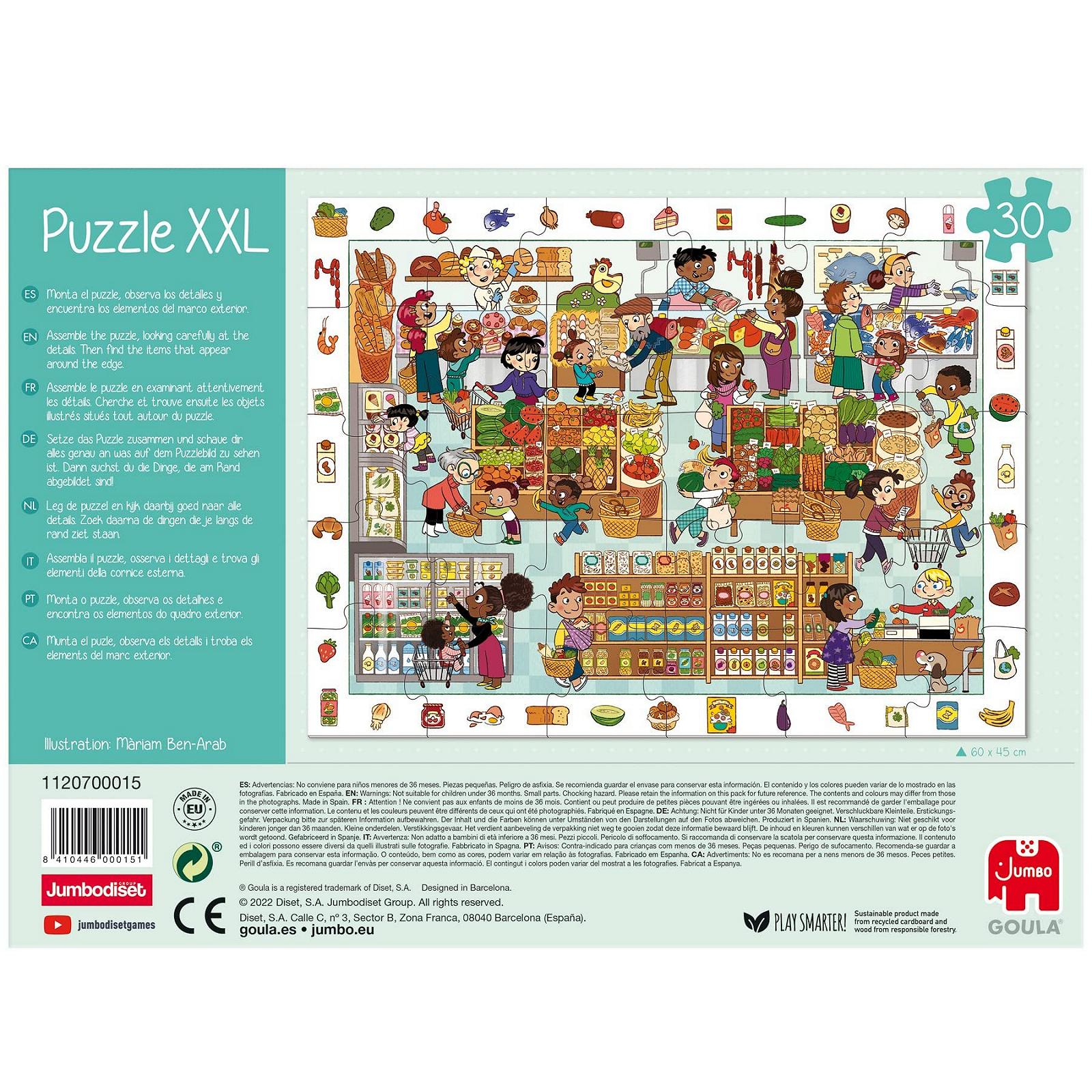 Пазл Goula Market XXL 30 деталей від 3 років, фото №2