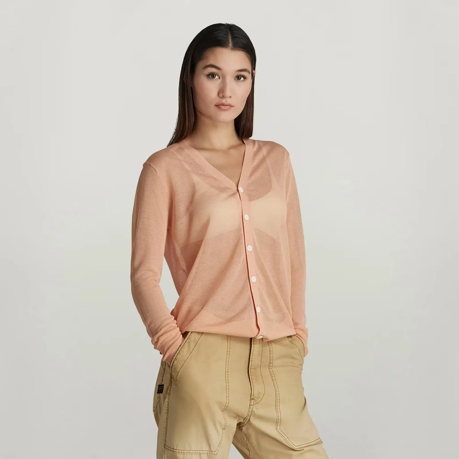 Жіночий кардиган G-Star RAW Core Cardigan Knit - S, фото №2 Жіночий кардиган G-Star RAW Core Cardigan Knit - S, фото №2