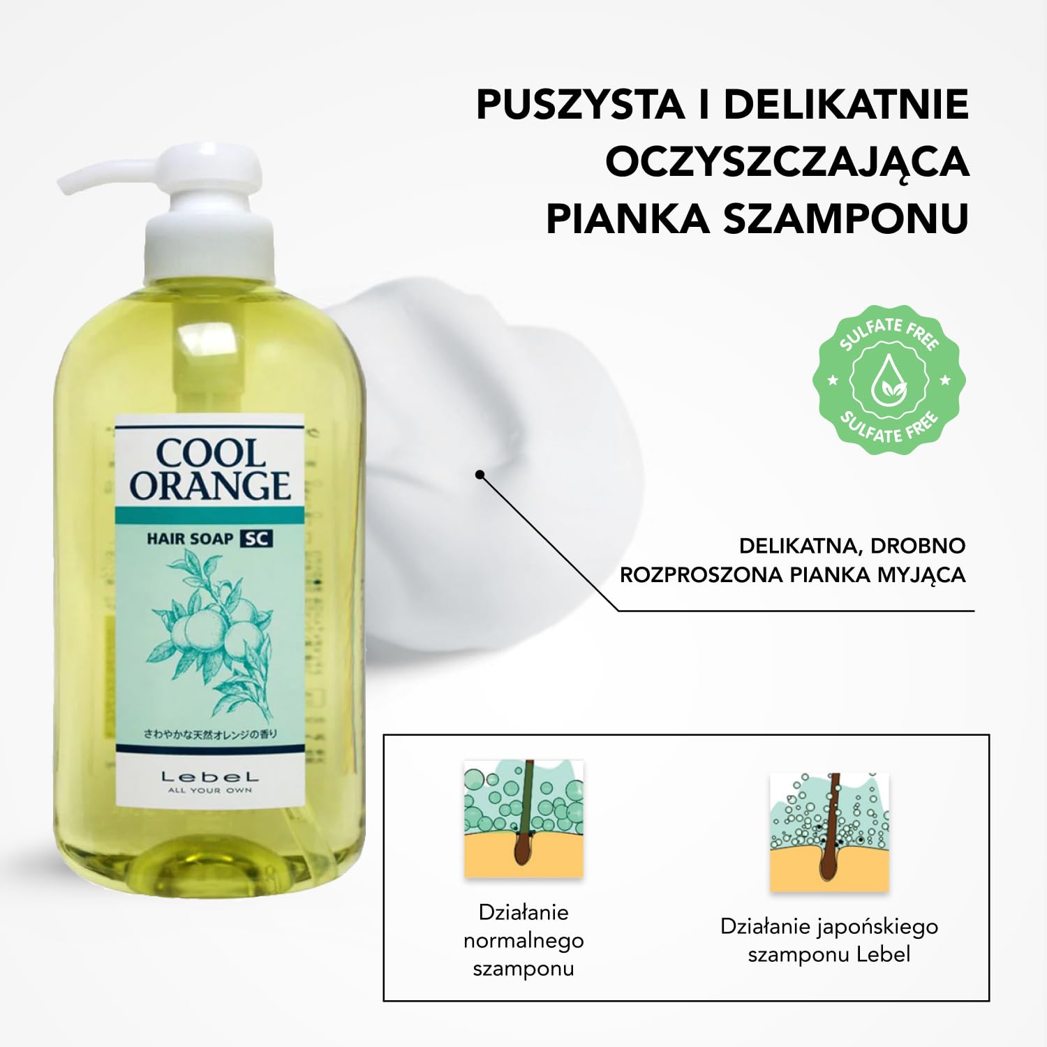 Шампунь LebeL Cool Orange SC 600 мл, фото №3