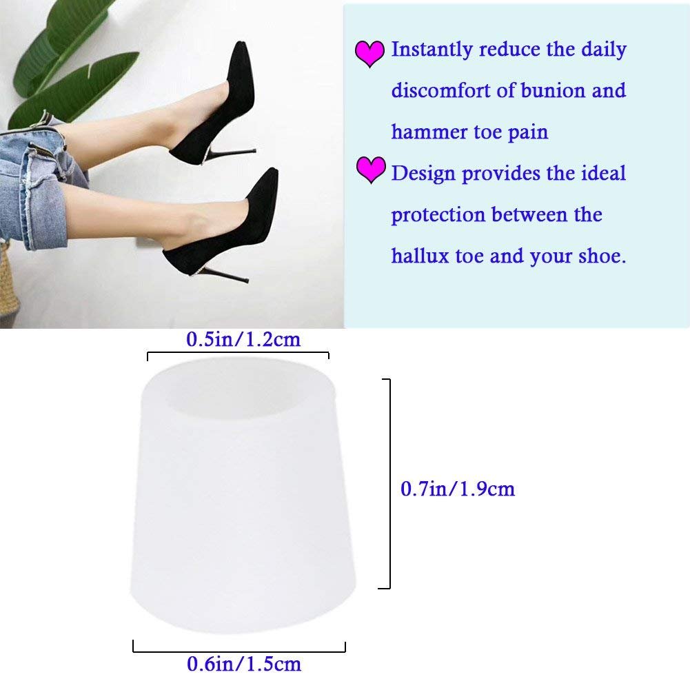 Протектор для пальців 5 пар М'який гелевий для пальців ніг, фото №2