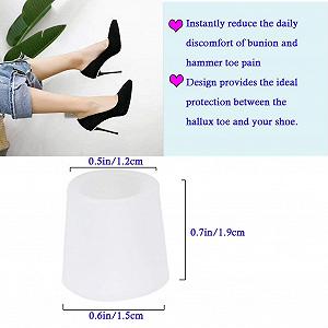 Протектор для пальців 5 пар М'який гелевий для пальців ніг synthetic.ua - Фото 1