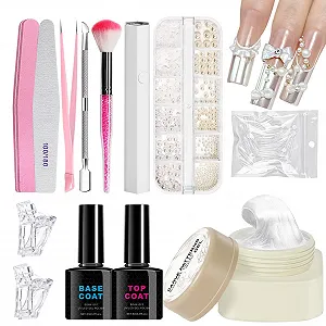 Набір для дизайну нігтів Gel Nail Design Set Strong Builder Gel 13 інструментів - Фото 1
