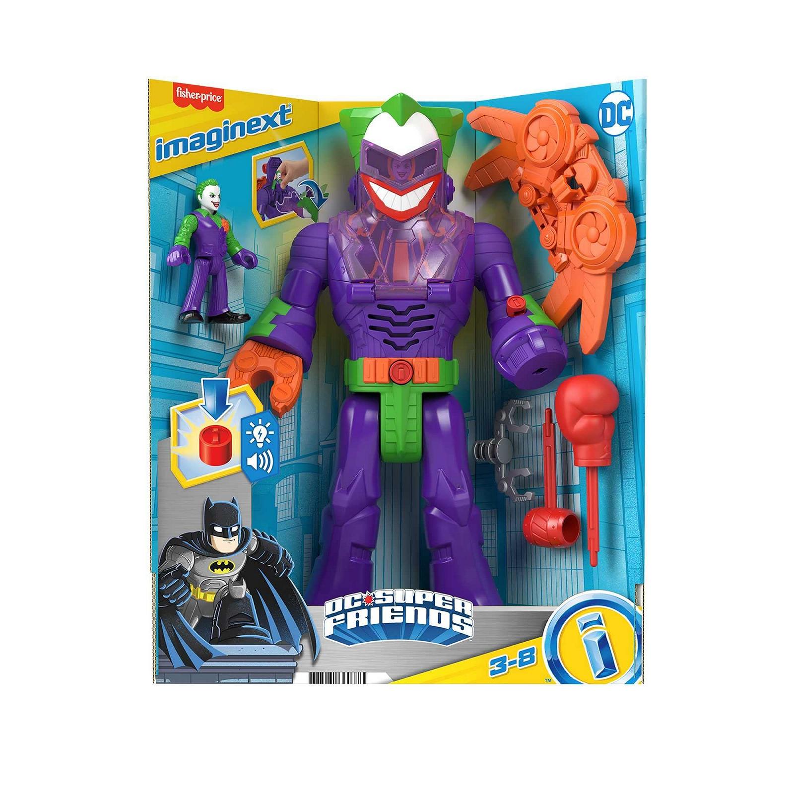 Фигурка Fisher-Price IMAGINEXT DC Super Friends Джокер в Смеющемся Роботе, 30 см, фото №6