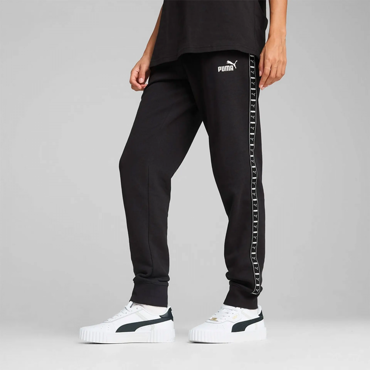 Штани TAPE Sweatpants 68501301 Puma Чорний L, фото №1