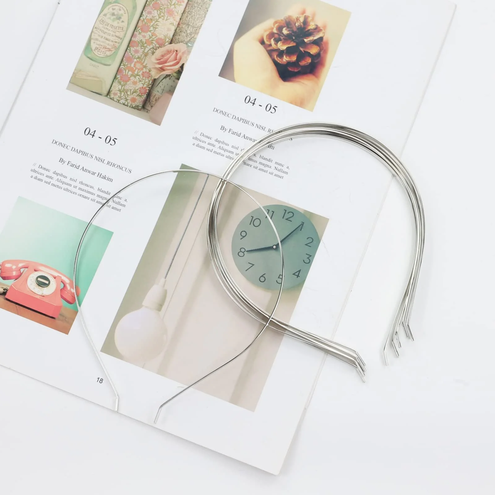 Обруч Металевий 3 mm, набір 30 штук, фото №7