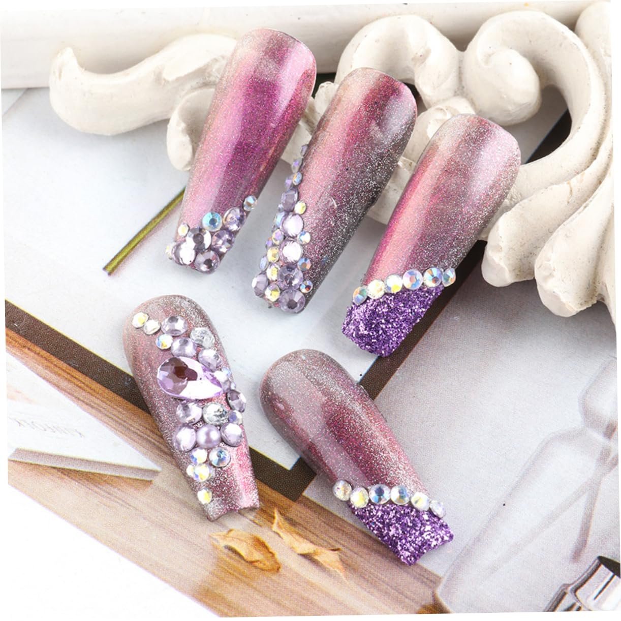 Тип: Стрази WOONEKY DIY Камінці для нігтів Манікюрні прикраси, фото №6