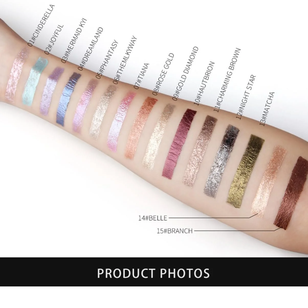 Підводка для очей FRCOLOR Блискучі, фото №7