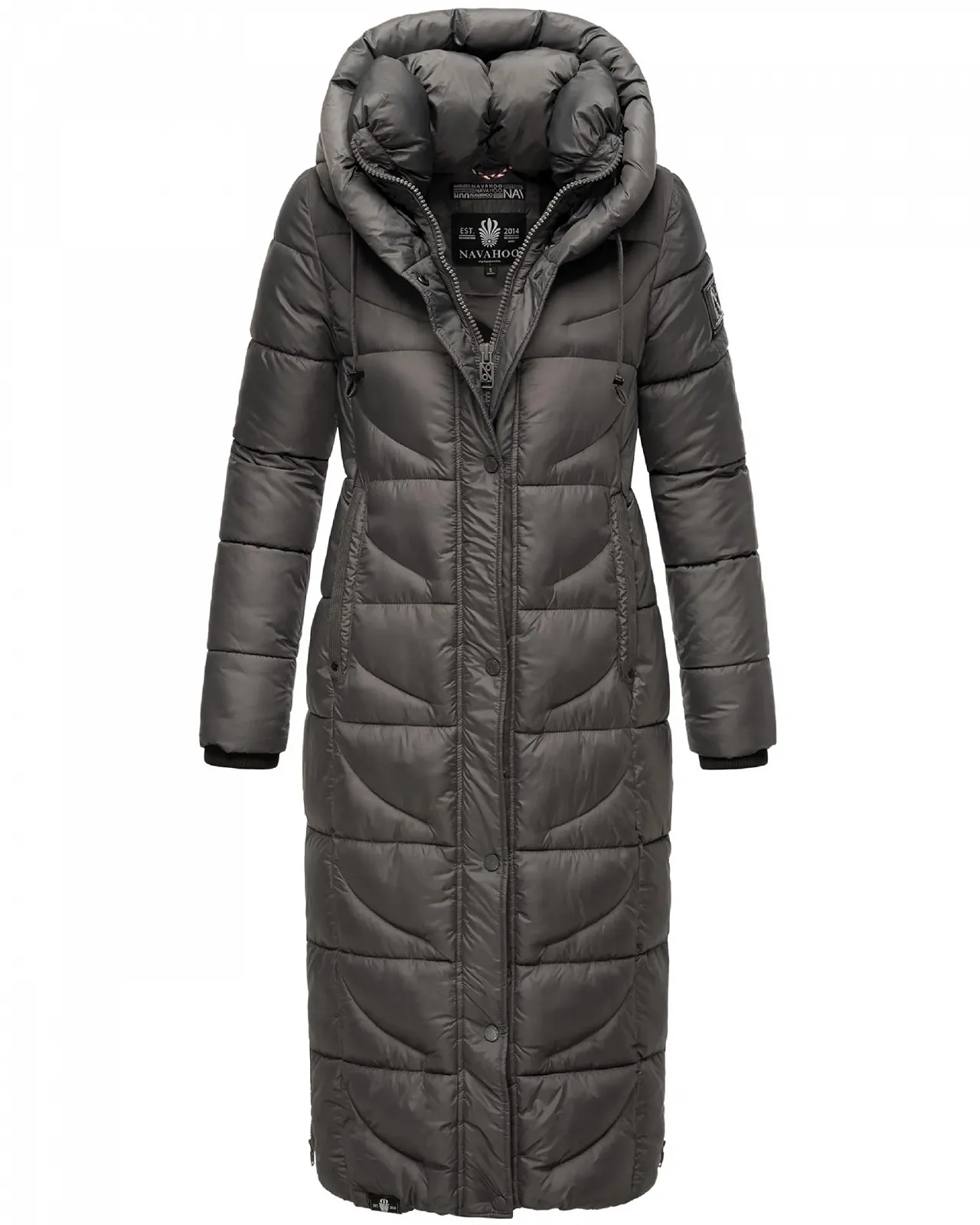 Жіноче зимове пальто Navahoo Тепле стьобане пальто Дуже довге з капюшоном, фото №4 Жіноче зимове пальто Navahoo Тепле стьобане пальто Дуже довге з капюшоном, фото №4
