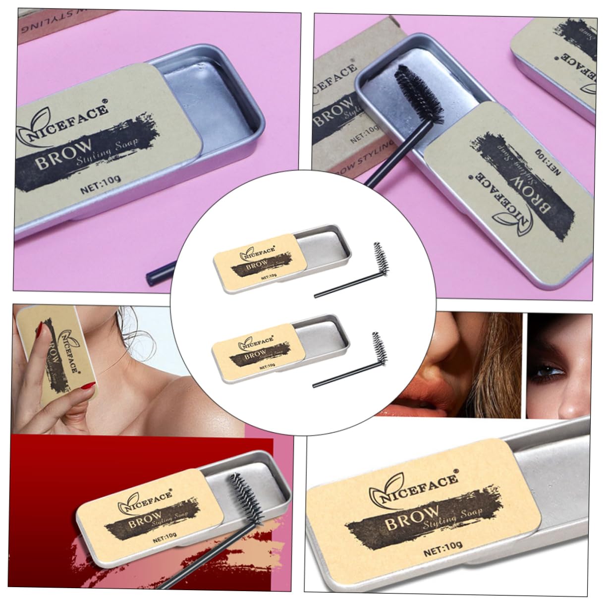 Віск для брів POPETPOP Набір 2 шт Безбарвний, фото №6