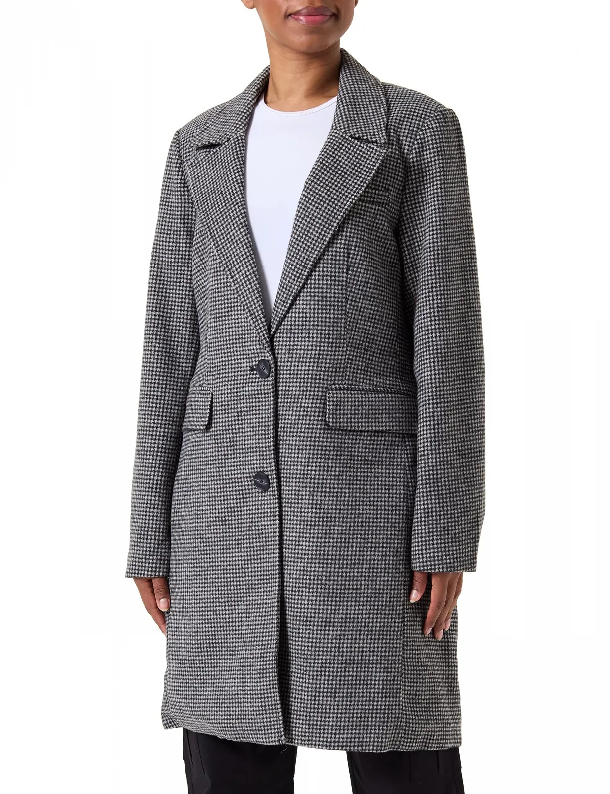 Пальто ONLY Жіноче Onlbillie Wool Check Coat OTW Вовняне, фото №1