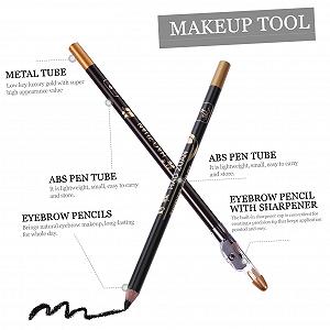 Карандаш Ipetboom Make-up-Zubehör 8шт для бровей Водостойкий Бамбук synthetic.ua - Фото 1