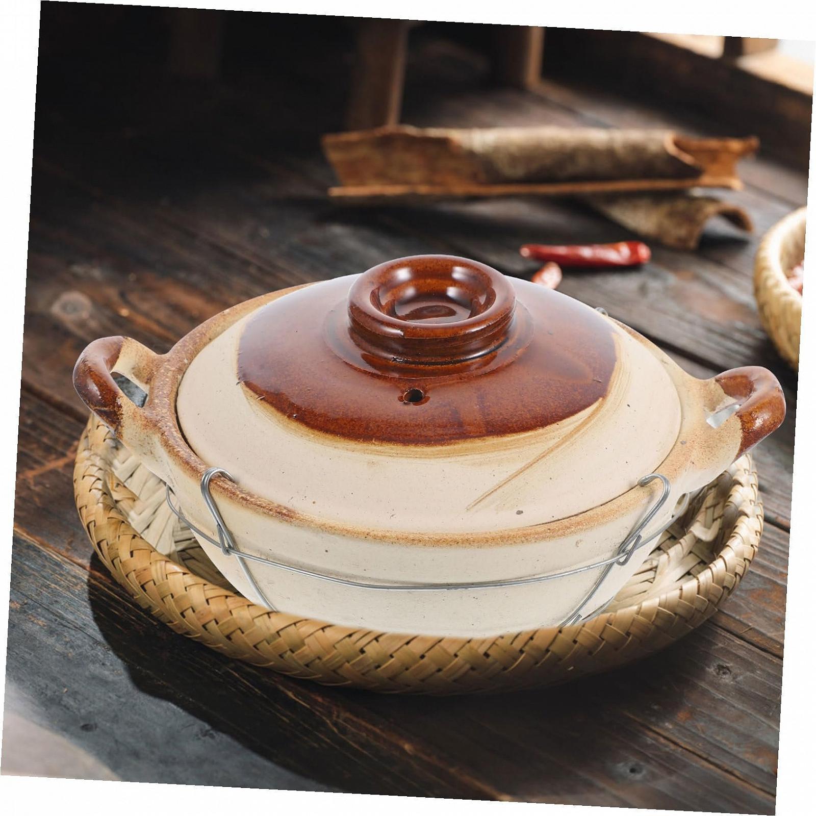 Горшок Toyvian глиняный 0,5 л с ручкой для плиты, фото №6