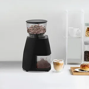Электрическая кофемолка Регулируемая Черный Прозрачный 350-450 об/мин 112 x 159 x 262 мм 150 Вт - Фото 1
