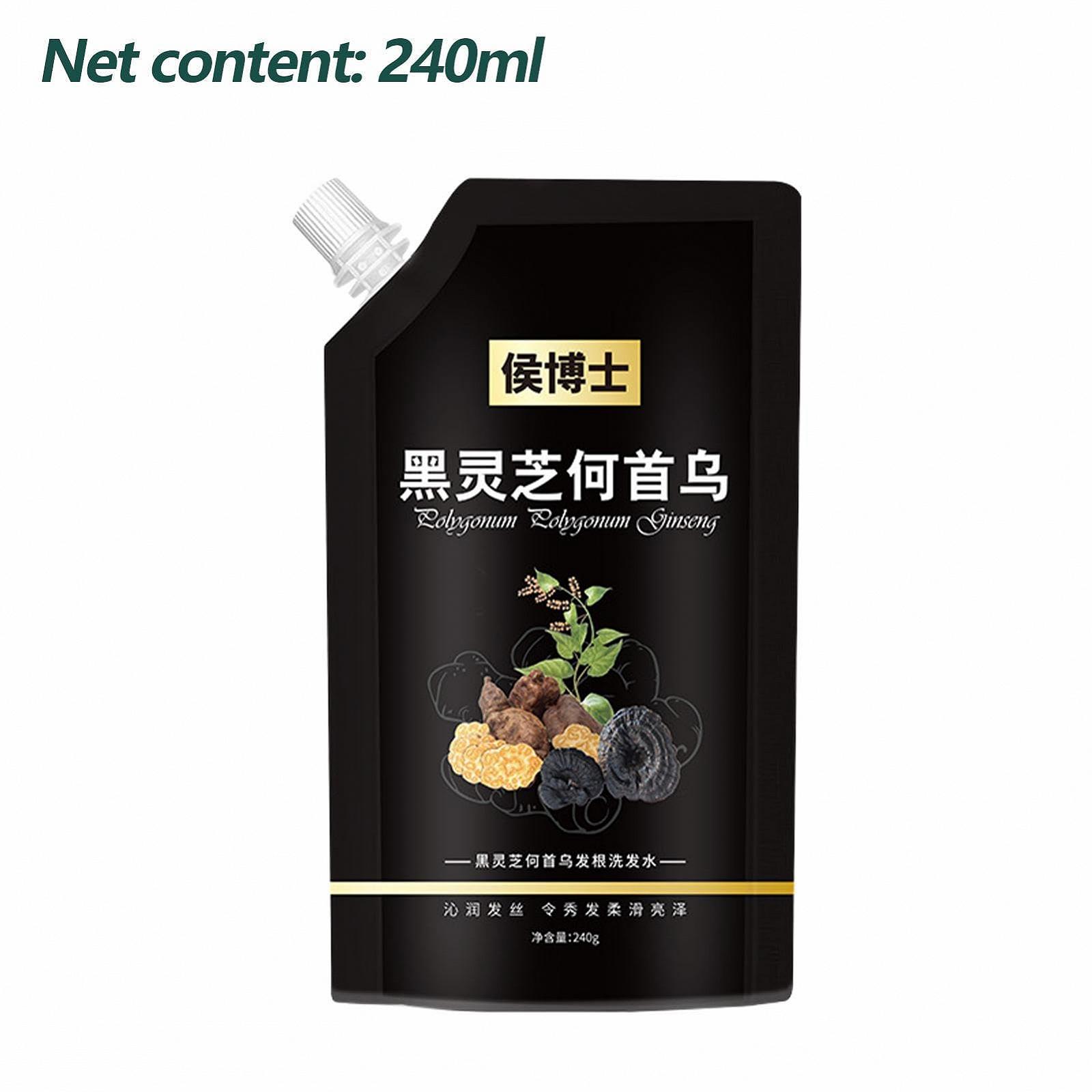 Шампунь Polygonum Multiflorum He Shou Wu для седых волос 240 мл, фото №6