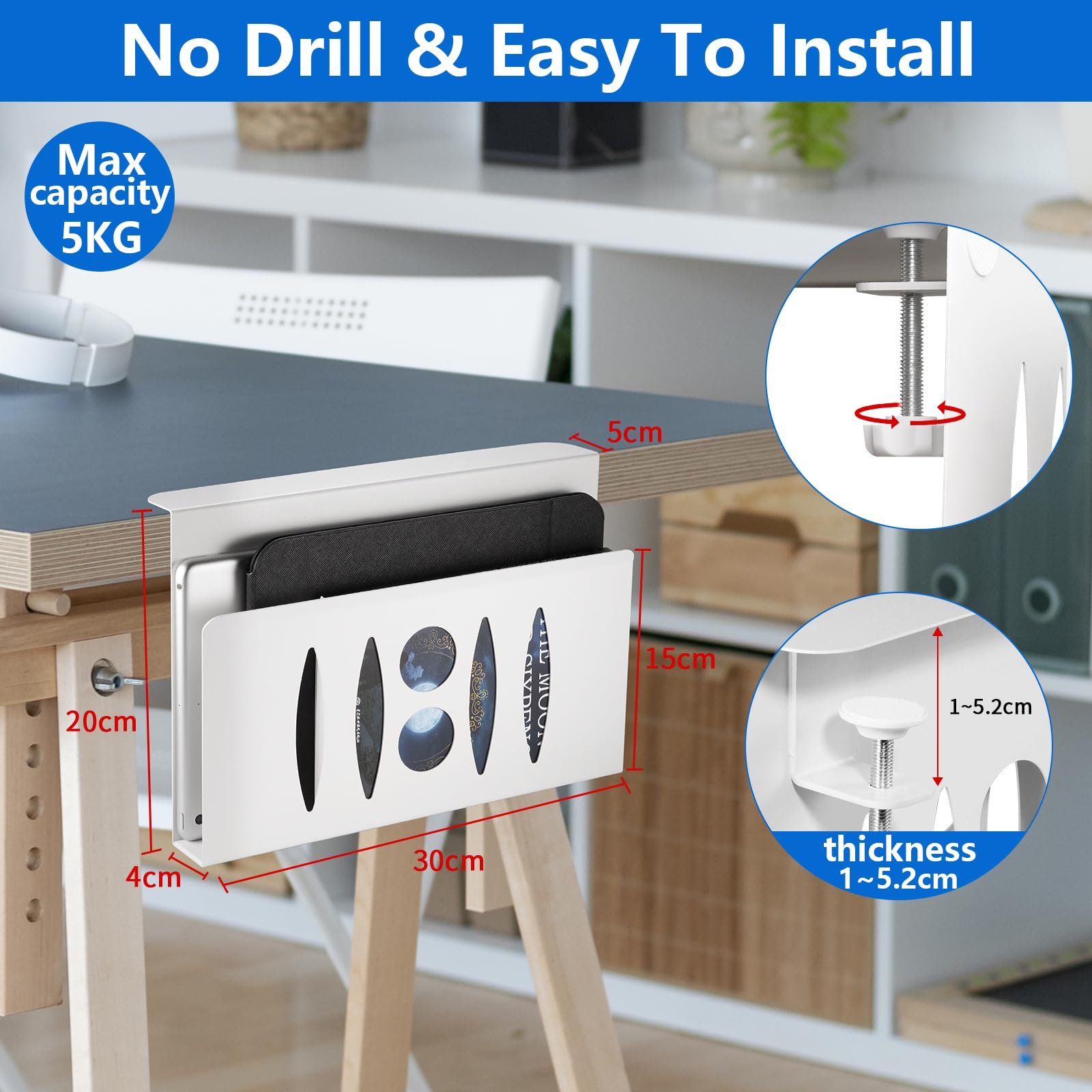 Подставка для ноутбука Сталь Белый, фото №3