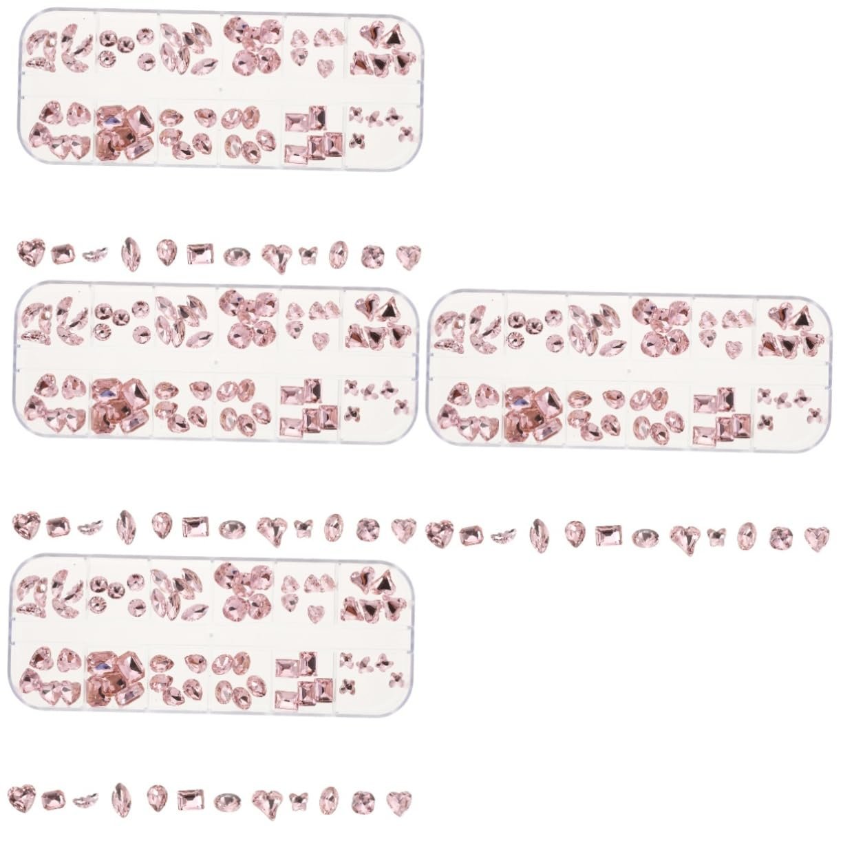 Украшения для ногтей Стразы неровные Декоративные аксессуары для маникюра, фото №1