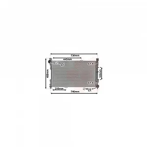 Радіатор охолодження двигуна VAN WEZEL 30002286 для MERCEDES-BENZ - Фото 1