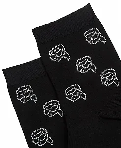 Женские носки Ikon (2 пары) Black/Cream One Size EU, Black/Cream, One size fits all synthetic.ua - Фото 1