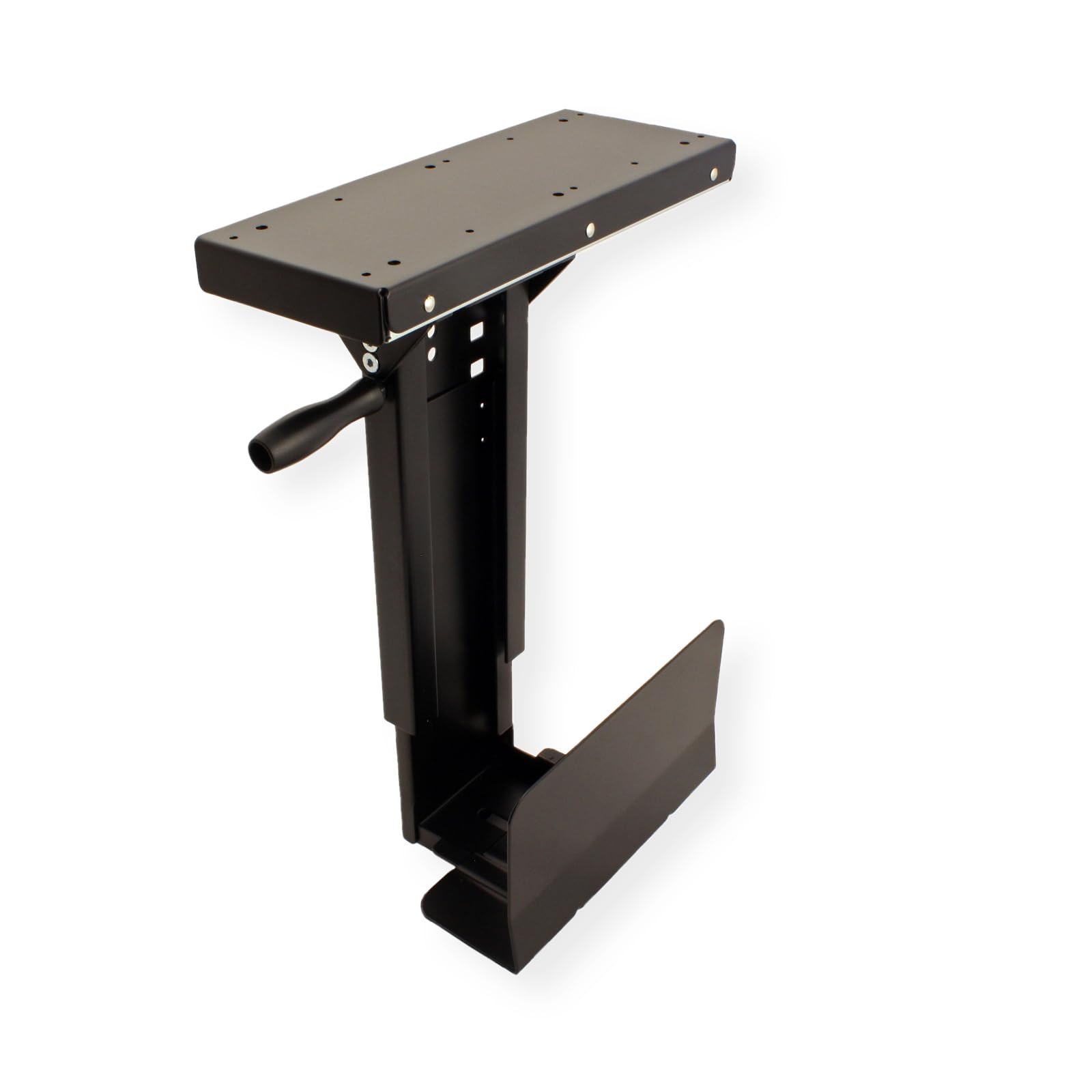 Кріплення для ПК ROLINE Slim, Настільна підставка для комп'ютера, Розсувна та регульована, чорна, фото №2