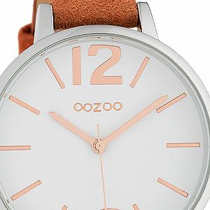 Женские часы Oozoo C10435 Кожаный ремешок 38 мм Белый/Оранжевый, серебристый / белый, Ремешок. цена на synthetic.ua - Фото 1 Женские часы Oozoo C10435 Кожаный ремешок 38 мм Белый/Оранжевый, серебристый / белый, Ремешок. synthetic.ua - Фото 1