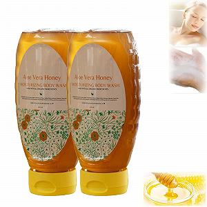 Гель для душу Aloe Vera Honey зволожуючий органічний для сяйва шкіри - Фото 1