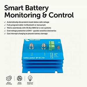 Реле отключения АКБ Victron Energy Smart Battery Protect / 48V / 100A /Программируемое / Синее цена на synthetic.ua - Фото 1 Реле отключения АКБ Victron Energy Smart Battery Protect / 48V / 100A /Программируемое / Синее synthetic.ua - Фото 1