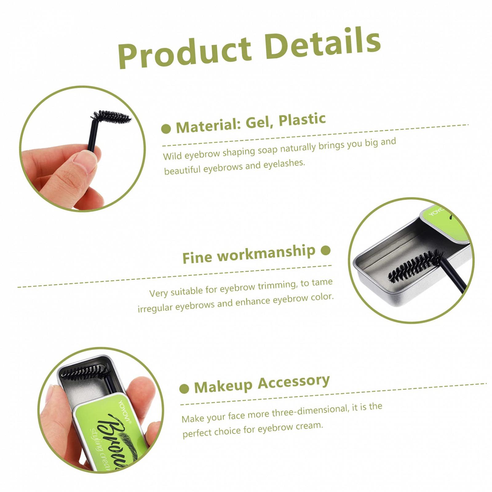 Набор FRCOLOR Natural Mascara Eyebrow Styling Soap, фото №6