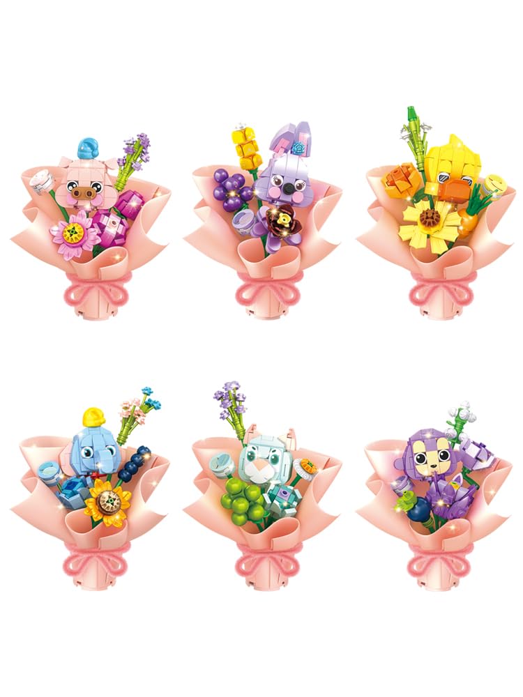 блоки FOrange FC8309 Flowers Animals 01 Collector's Pack 773 детали игровой строительный набор, фото №1 блоки FOrange FC8309 Flowers Animals 01 Collector's Pack 773 детали игровой строительный набор, фото №1