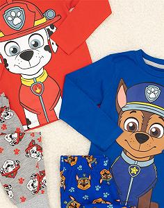 Дитяча піжама PAW PATROL, набір 2 шт, для хлопчиків (футболка, штани) synthetic.ua - Фото 1