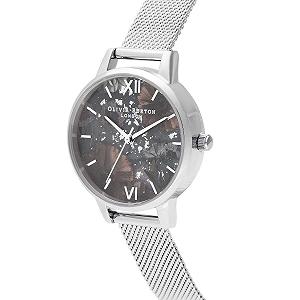 Жіночий аналоговий кварцовий годинник Olivia Burton Celestial Collection OB16GD23, чорний, браслет synthetic.ua - Фото 1