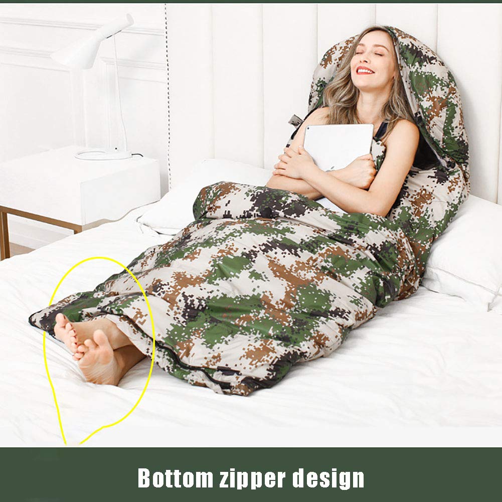 Спальний мішок MYVVKIA Outdoor Camouflage Duck Down Envelope, фото №2