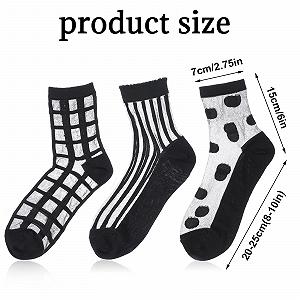 Носки Нейлоновые Женские Черный (3 пары) synthetic.ua - Фото 1