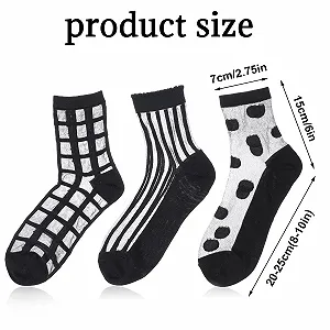 Носки Нейлоновые Женские Черный (3 пары) synthetic.ua - Фото 1