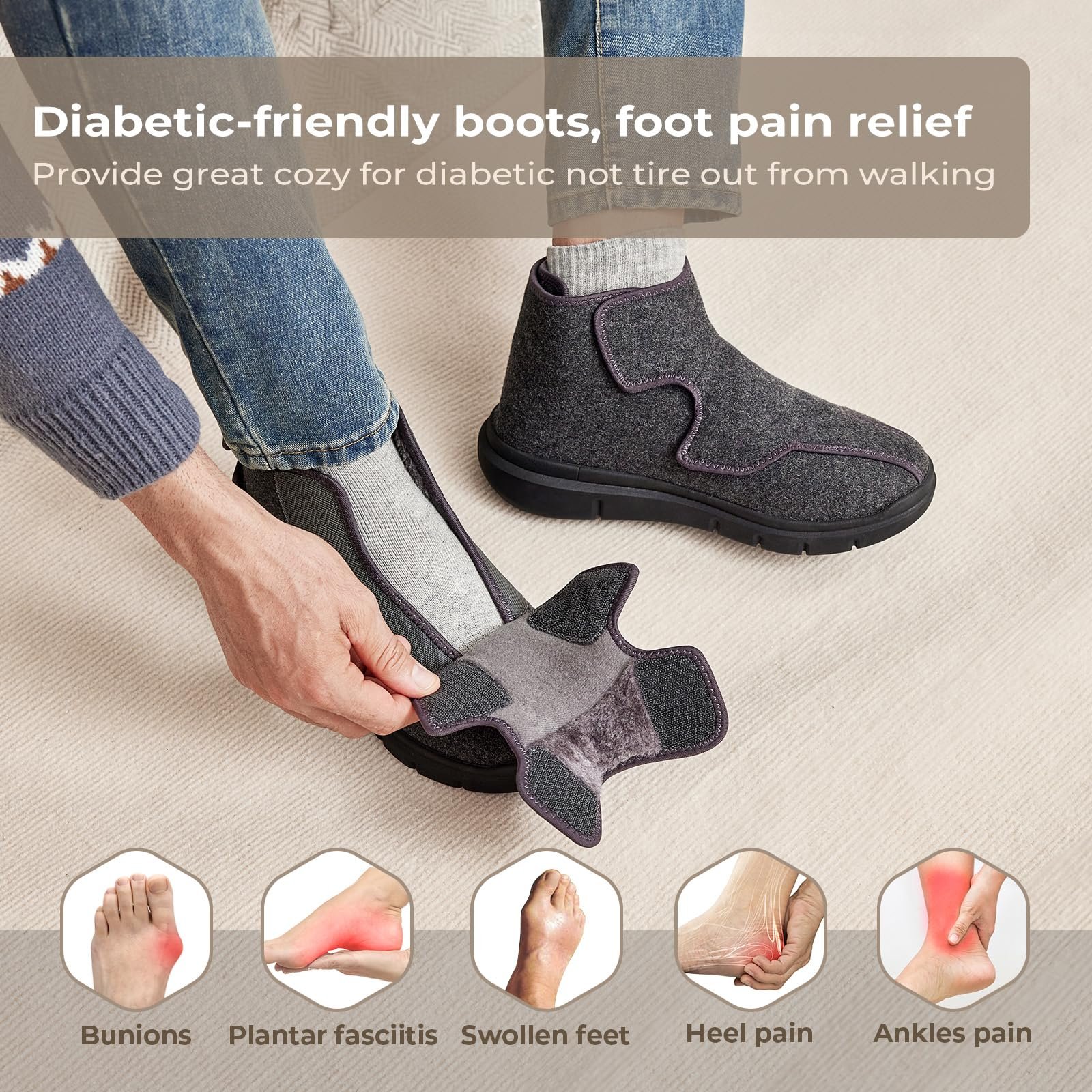 Чоловічі Зимові Черевики FitVille EasyTop Winter Boots V2, фото №3