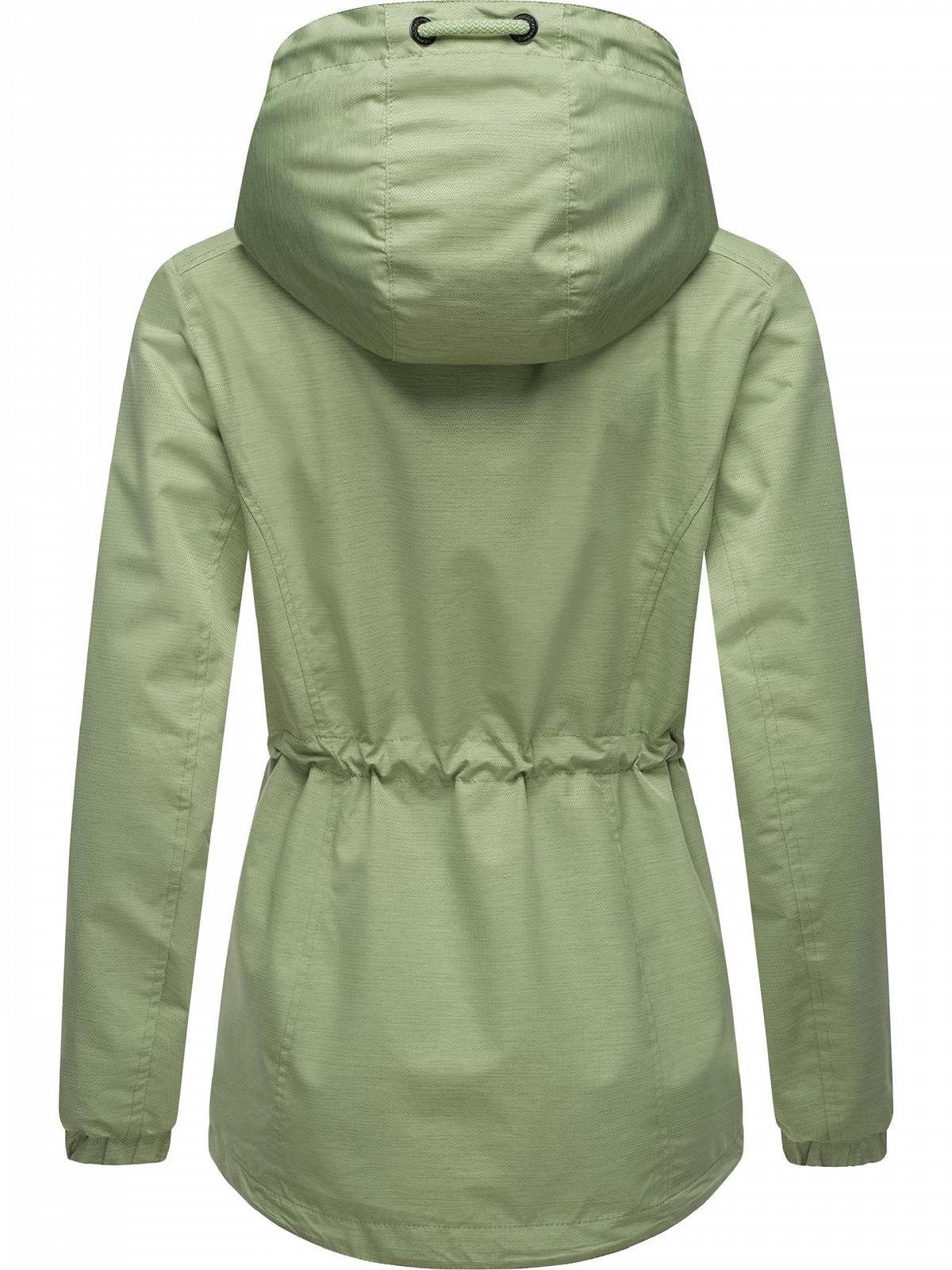 Водонепроницаемая Переходная Куртка Ragwear Dankka Tech YOUMODO Женская (Водонепроницаемость: 11,000 мм) Легкая Куртка Короткая с Капюшоном, фото №3