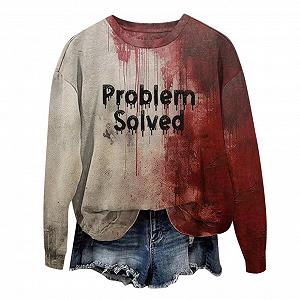 Купить Костюмы на Хэллоуин Женский пуловер Onsoyours с круглым вырезом, длинными рукавами и кровавым принтом, кровавая рубашка с длинными рукавами, свободный джемпер Осень-Зима - Фото 1 Костюмы на Хэллоуин Женский пуловер Onsoyours с круглым вырезом, длинными рукавами и кровавым принтом, кровавая рубашка с длинными рукавами, свободный джемпер Осень-Зима - Фото 1