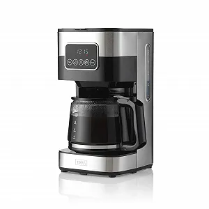 Капельная кофеварка Trebs 24100 1.5 л LED Touch Display Stainless Steel / Black - Фото 1