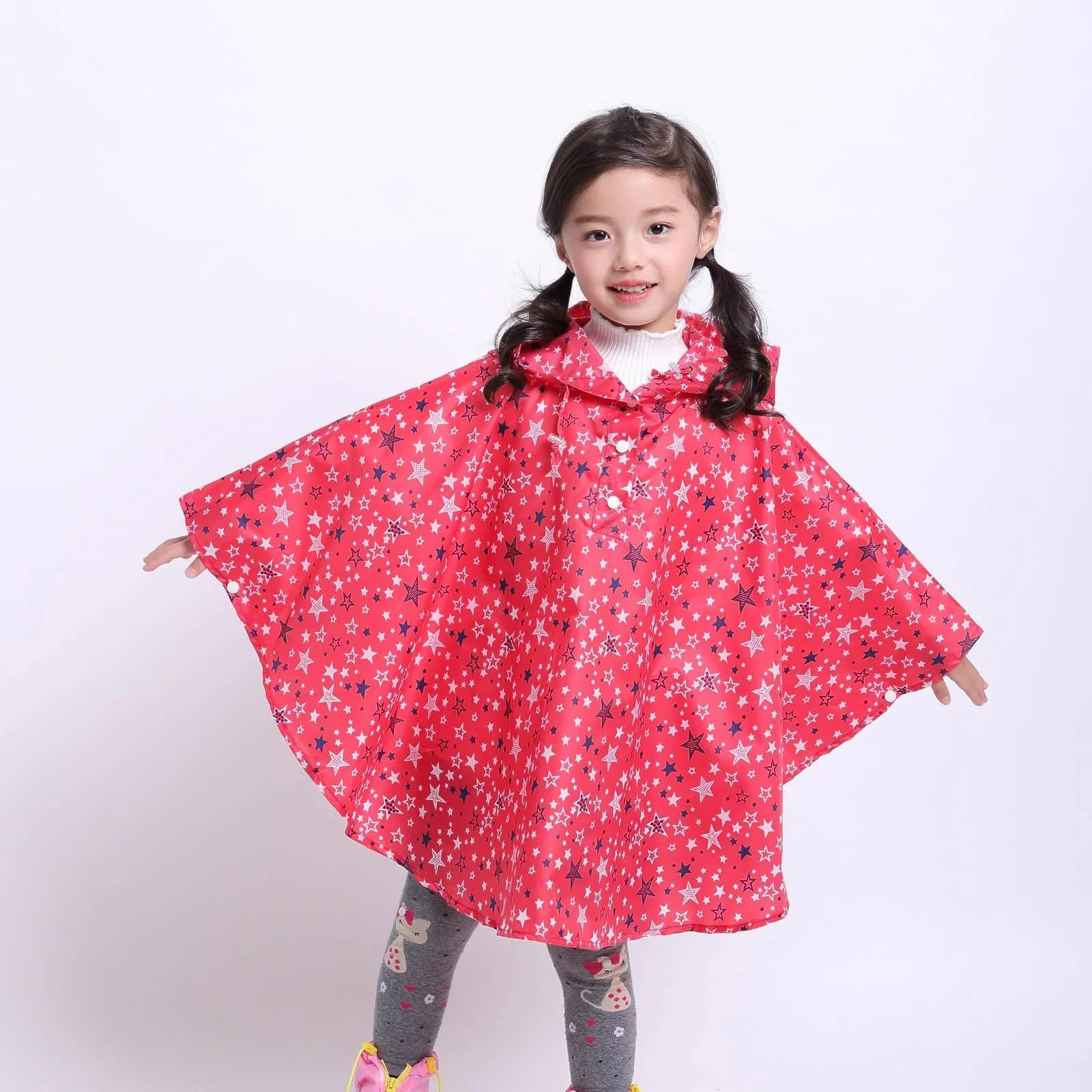 Дитяче пончо от дождя с капюшоном EQWIGKEIT, фото №4