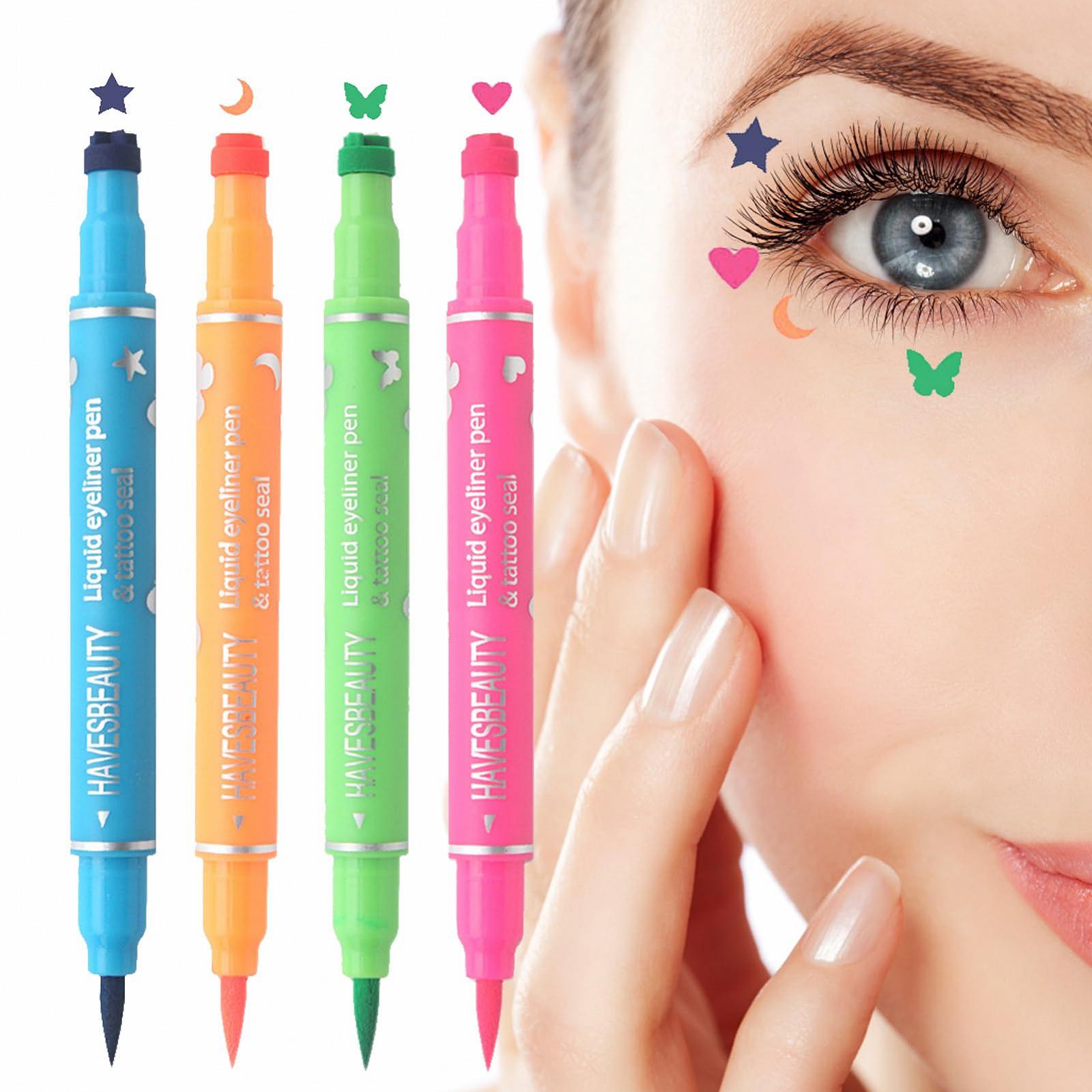 Стілець для очей Eyeliner-Stift Eyeliner-Stempel 4-Кольоровий Двоголовий, фото №7 Стілець для очей Eyeliner-Stift Eyeliner-Stempel 4-Кольоровий Двоголовий, фото №7