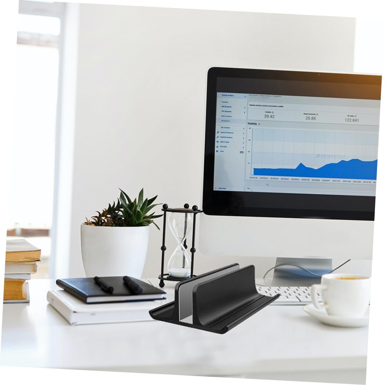 Підставка Тип Алюміній Регульована по висоті Охолоджуюча з нековзною силіконовою накладкою для економії місця в офісі, фото №6