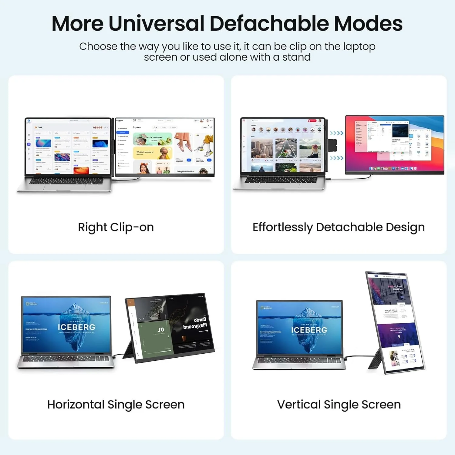 Портативний монітор Cevaton P5 15.6'' Full HD IPS 60 Гц, фото №4