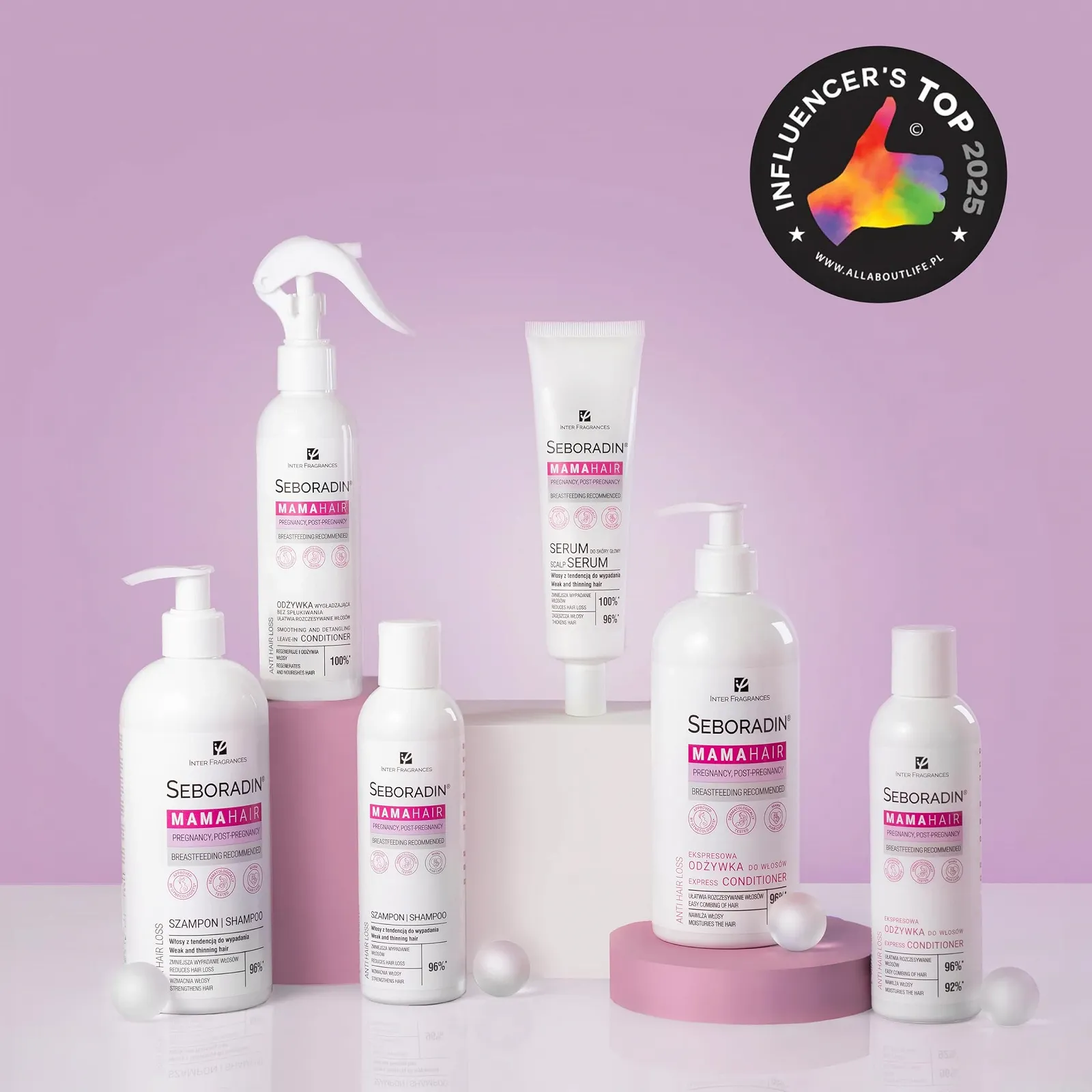 Сироватка Seboradin для шкіри голови Для вагітних жінок Для всіх типів волосся Зміцнення волосся мами 100 мл, фото №7