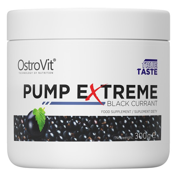 Предтренировочный комплекс OstroVit Pump Extreme 300g Black currant, фото №1