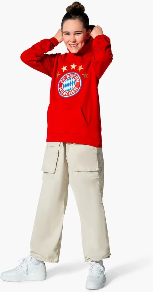 Худи FC Bayern München Essential Детский Красный, фото №3