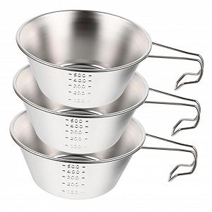Миски походные BESPORTBLE из нержавеющей стали 3 шт. - Фото 1