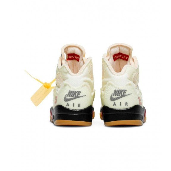 Кроссовки JORDAN 5 RETRO OFF-WHITE 45, фото №5