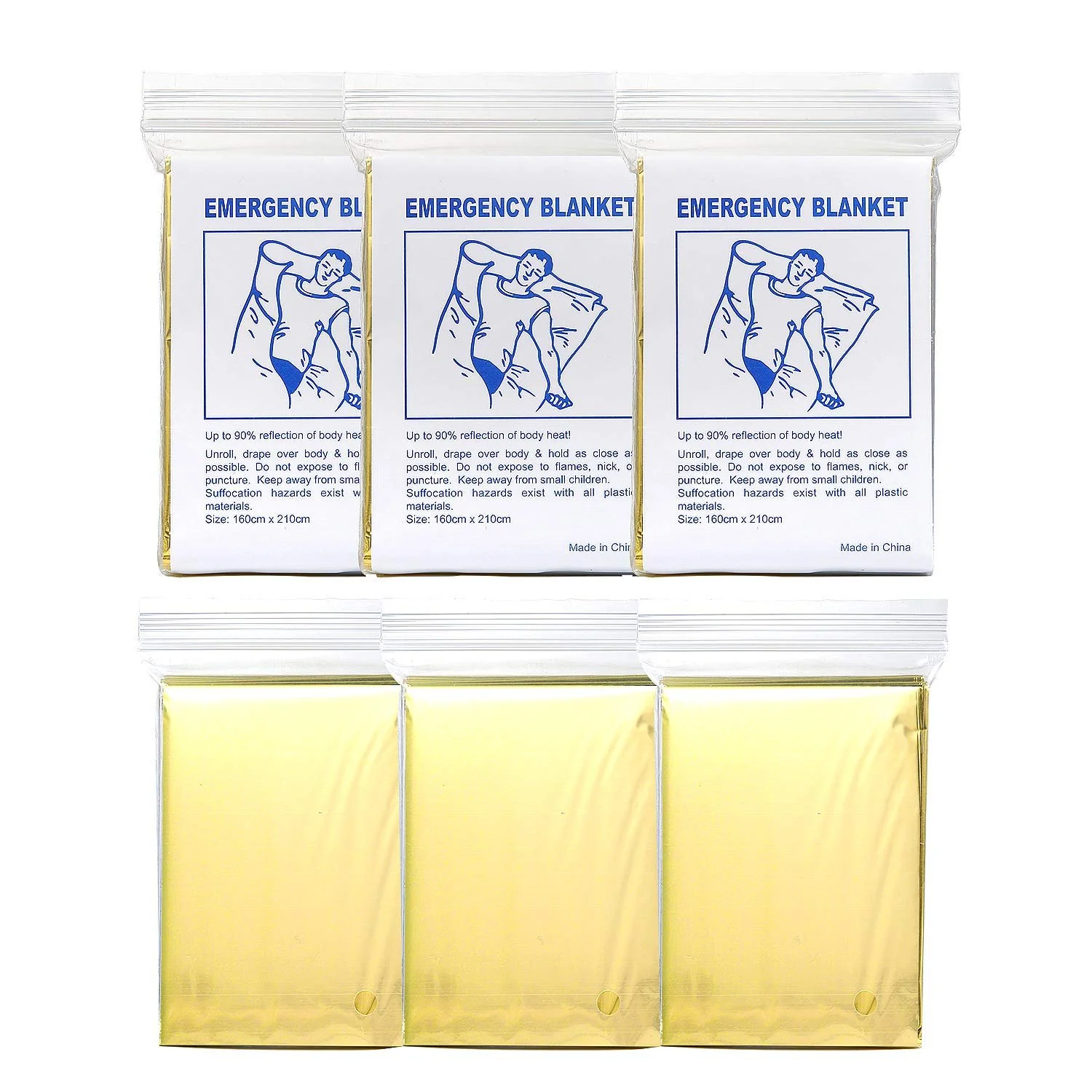 Ковдра Vordas Рятувальна 210 x 160 см (6 шт.), фото №1